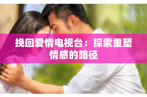 挽回爱情电视台：探索重塑情感的路径