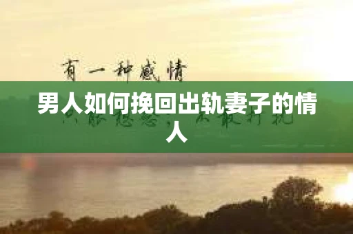 男人如何挽回出轨妻子的情人