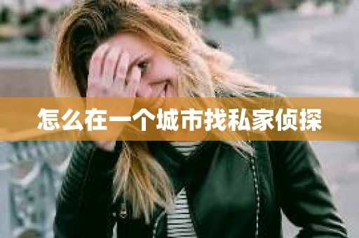 怎么在一个城市找私家侦探