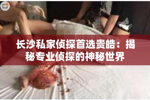 长沙私家侦探首选贵皓：揭秘专业侦探的神秘世界