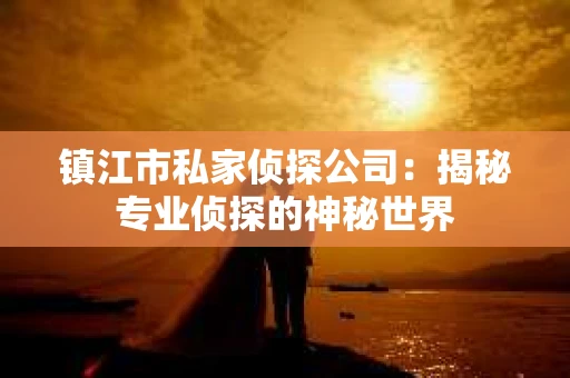 镇江市私家侦探公司：揭秘专业侦探的神秘世界