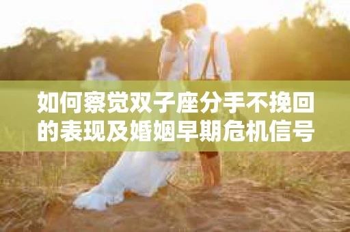 如何察觉双子座分手不挽回的表现及婚姻早期危机信号？