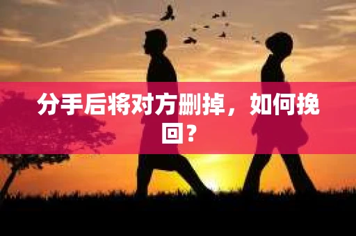 分手后将对方删掉，如何挽回？