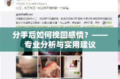 分手后如何挽回感情？——专业分析与实用建议