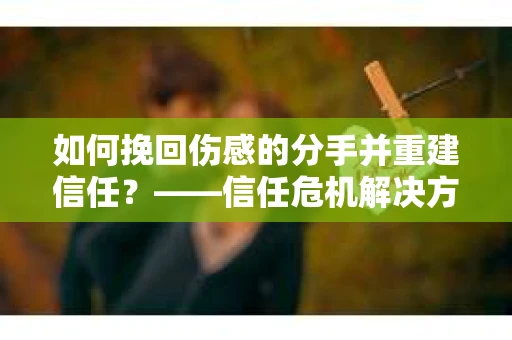 如何挽回伤感的分手并重建信任？——信任危机解决方案